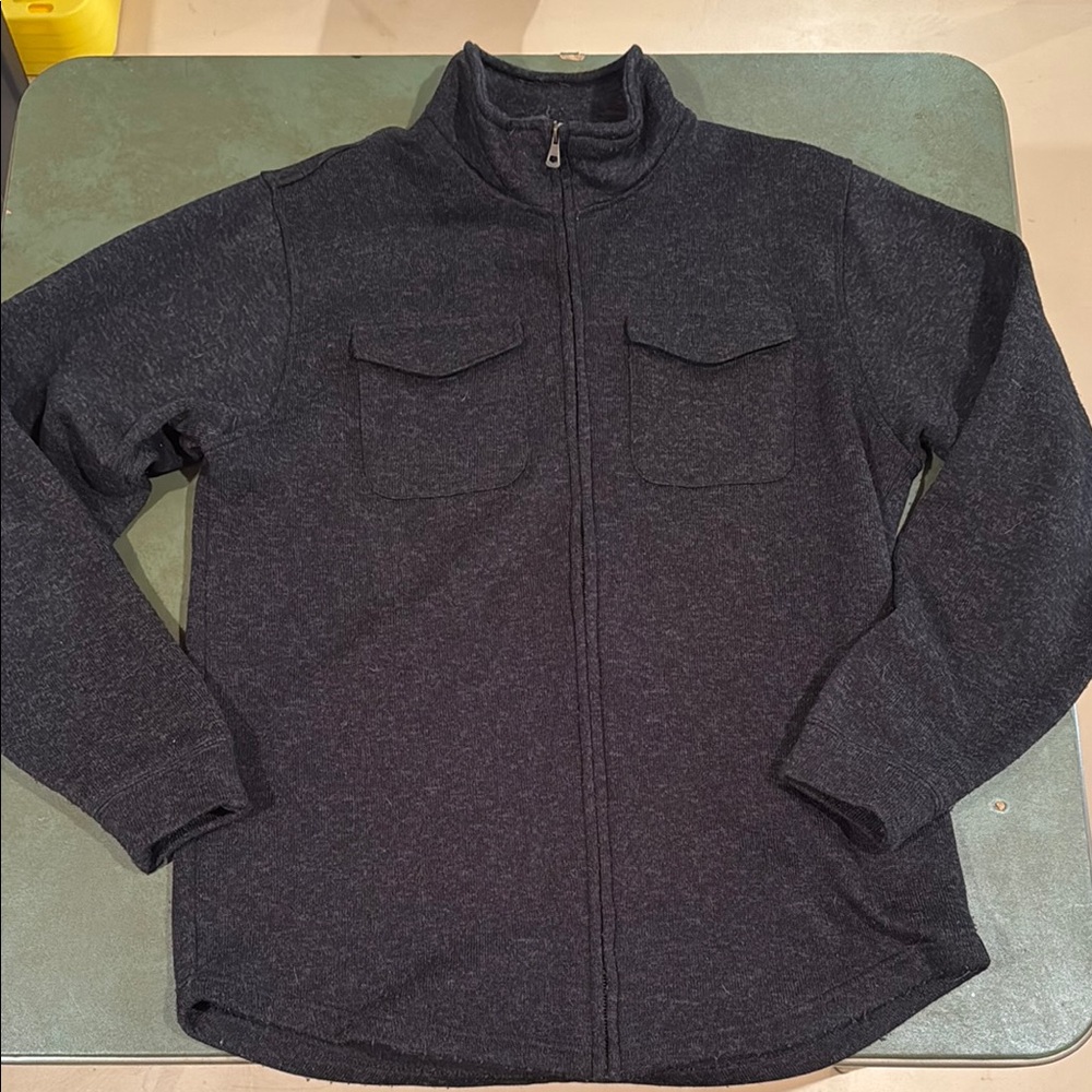 Men's Black Full-Zip Jacket